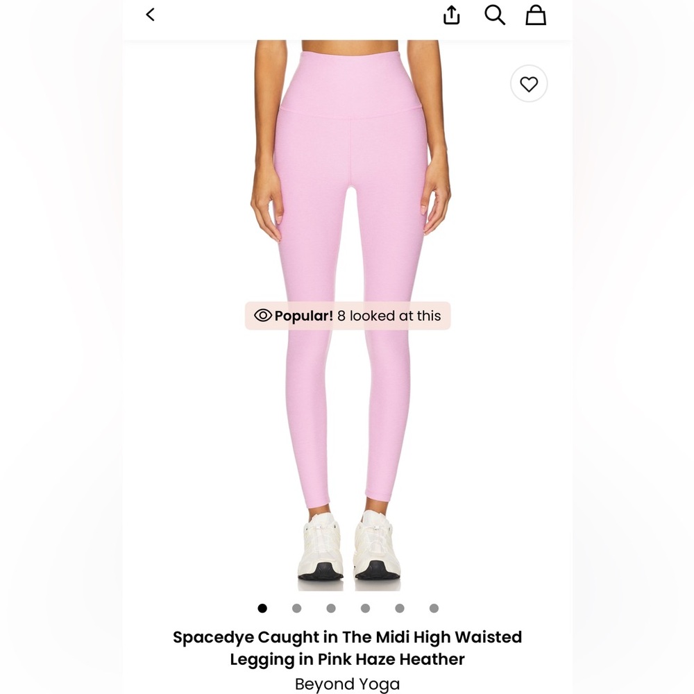 Beyond Yoga Spacedye Pink Leggings